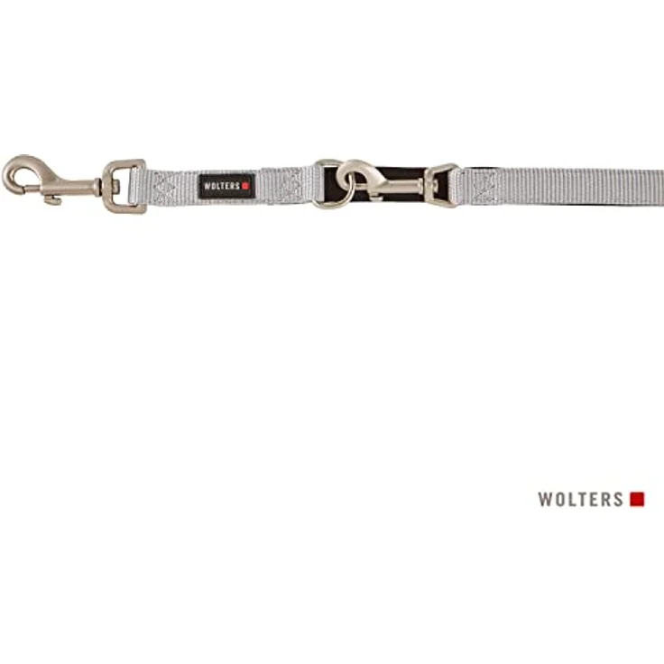 Wolters Führleine Professional Comfort, extra-lang, rot/schwarz, mit 100% Nylon und gepolstertem Neopren – Bild 8