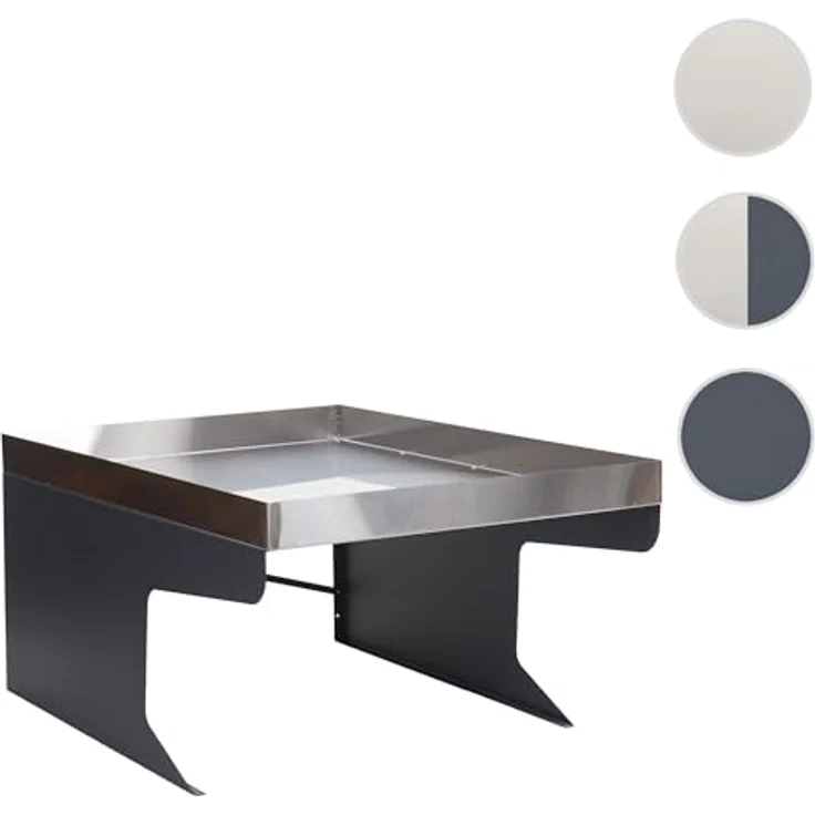 Proregal Mähroboter-Garage XL mit Pflanzkasten, Edelstahl anthrazit, wetterfest, L x B x H: 100 x 70 x 47 cm – Bild 10