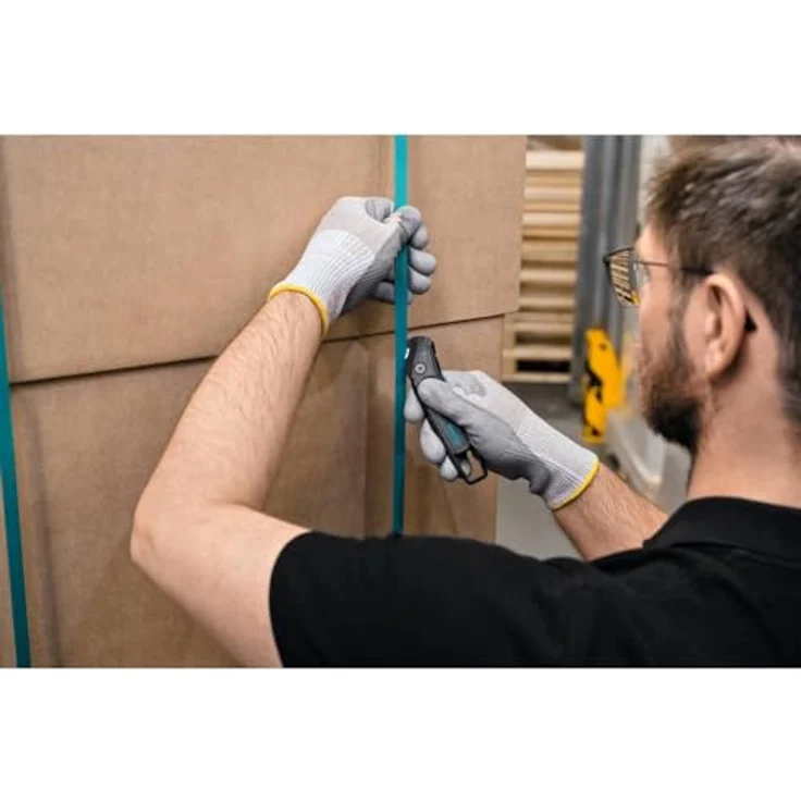 Martor SECUMAX 350 Sicherheitsmesser, ergonomisches Cuttermesser mit Soft-Grip, verdeckter Klinge und robustem Klingenkopf – Bild 12
