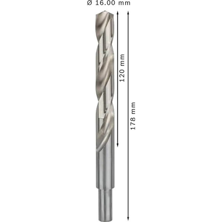 Bosch Professional Metallbohrer HSS-G geschliffen (4 Stück, Ø 16 mm) – Bild 3