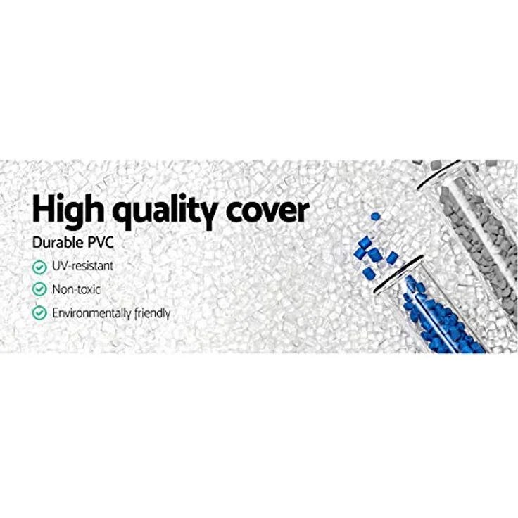 Bestway Flowclear PVC-Abdeckplane D:427 cm, grau, für Steel Pro MAX Pool D:427 cm, Power Steel Pool D:427 cm, Power Steel Deluxe Series Pool D:427 cm – Bild 6