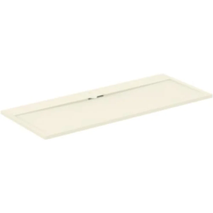 Ideal Standard Ultra Flat S i.life Rechteckige Duschwanne 170 x 70 cm aus Kunstharz, rutschfest, mattes Finish in Sand – Bild 1