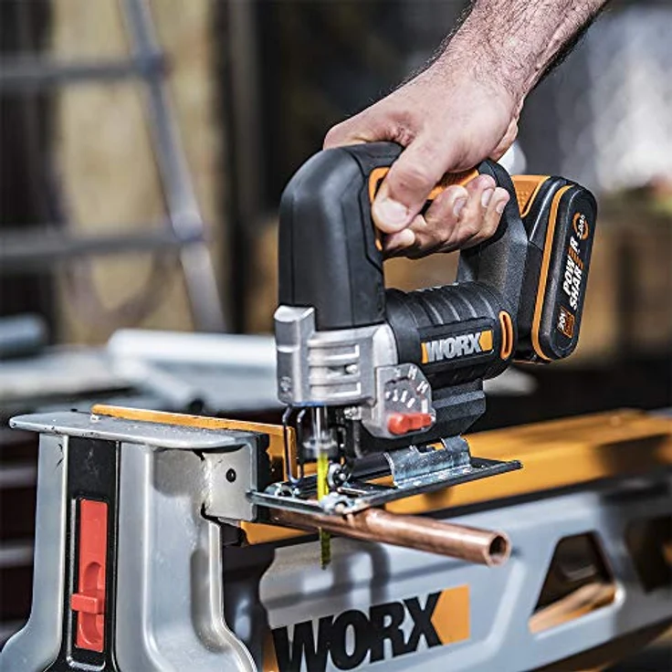 WORX 20V Akku Stichsäge WX543.2 2,0Ah 45°Schnittwinkel PowerShare – Bild 3
