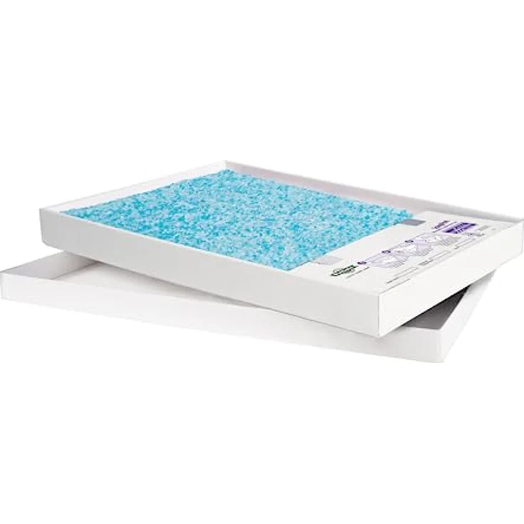PetSafe ScoopFree Ersatzschale mit Silikat Katzenstreu, Für selbstreinigende Katzentoilette PetSafe ScoopFree geeignet, 1er-Pack, Hält bis zu 30 Tage, Blau – Bild 1