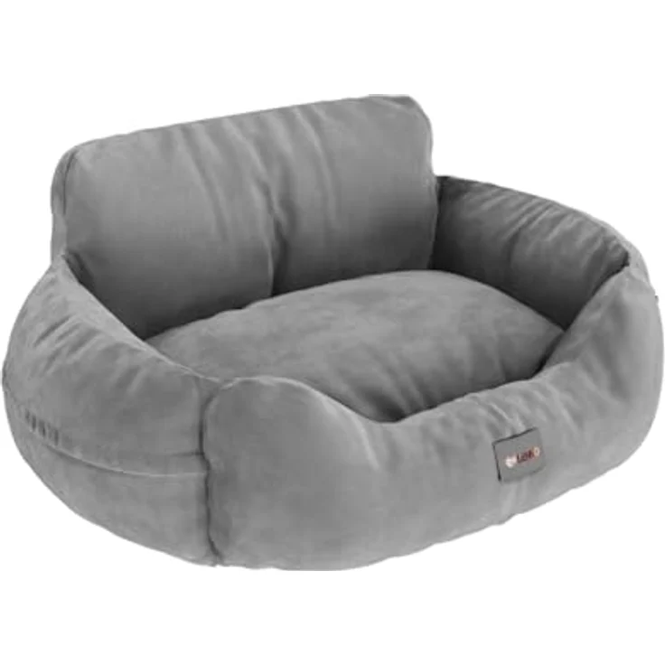 BENNO Hundesitz BUDDY Auto, quadratischer Autositz in Anthrazit, waschbar, rutschfest, 55x45x30 cm, Polyester – Bild 4
