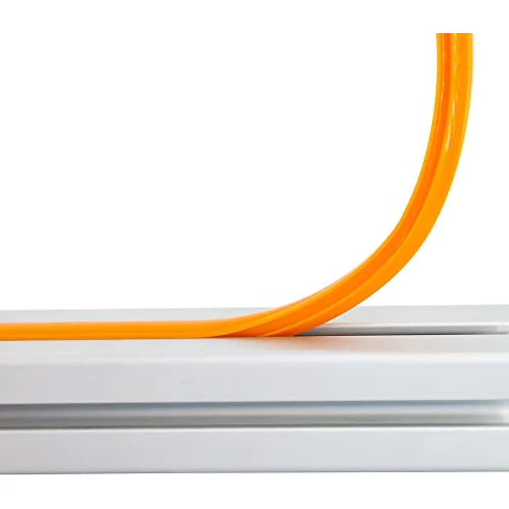 SCHMIDT systemprofile 10m Gummiband Orange Nut 8 T-Nut Gummi-Leiste Abdeckprofil Schutzprofil Aluprofil-Zubehör – Bild 5