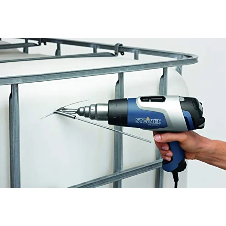 Steinel Schweißschuh, für Kunststoffschweißdraht bis 6 mm, Aufsteckbar auf 9 mm Reduzierdüse, Heißluftpistolen-Zubehör – Bild 2