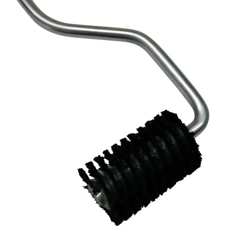 DD Composite Lackroller Borsten Entlüftungsroller, 28x50mm, spiralförmig gewickelte Natur-Borsten für glatte Ergebnisse auf unebenen Oberflächen