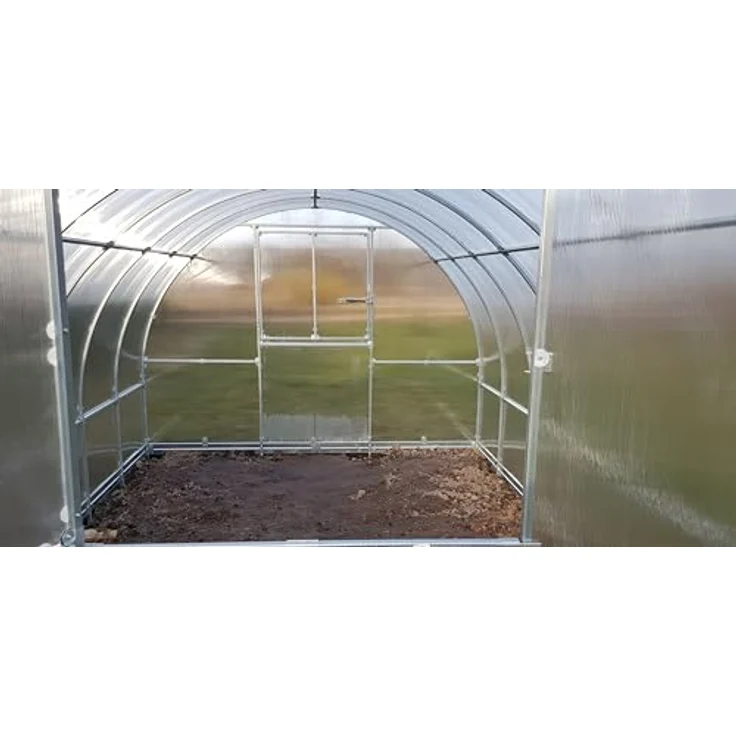 Klasika Gewächshaus KLASIKA Tube 3x6m mit Fundamenten und 6mm Polycarbonat – Bild 4