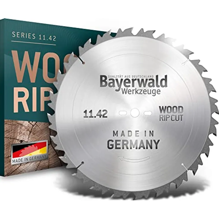 Bayerwald - HM Kreissägeblatt - Ø 700 mm x 4,4 mm x 30 mm | Wechselzahn (46 Zähne) | grobe, schnelle Zuschnitte - Brennholz & Holzwerkstoffe | für Tischkreissägen, Formatkreissäge & Wippkreissägen