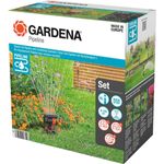 Gardena Sprinklersystem Start-Set Pipeline Viereckregner (8272-20)