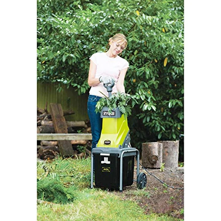 Gartenhäcksler Elektro-Häcksler RSH2545B Stopfer 2500 W 40 l Fangbox Leistung 2 500 W Messer 13 kg – Bild 4
