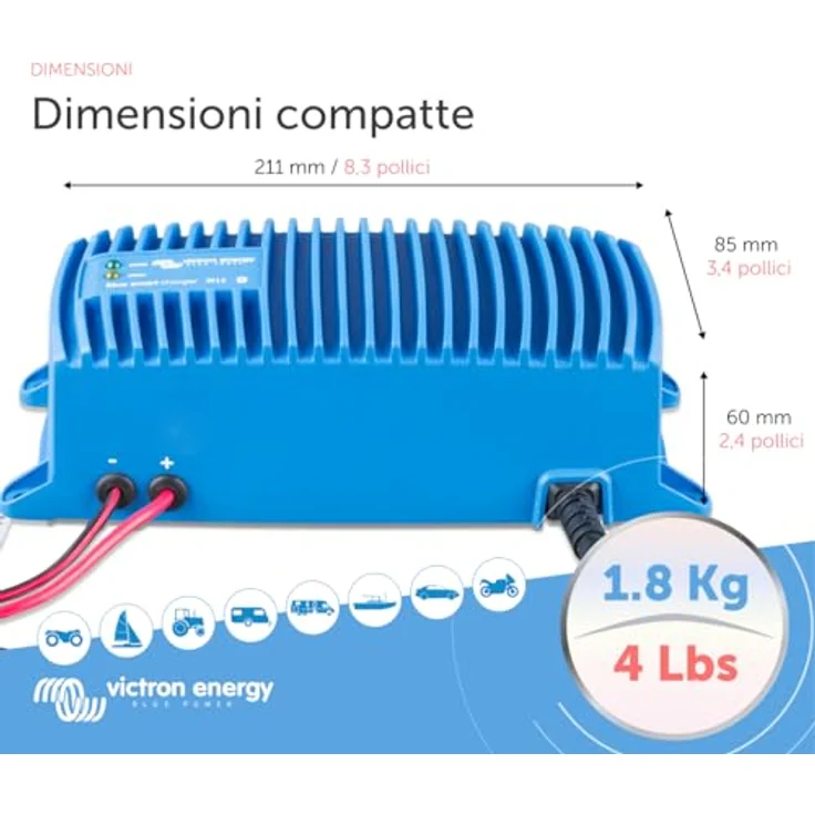 Victron Blue Smart 24/5 IP67 Ladegerät 24 / 230 Volt – Bild 6