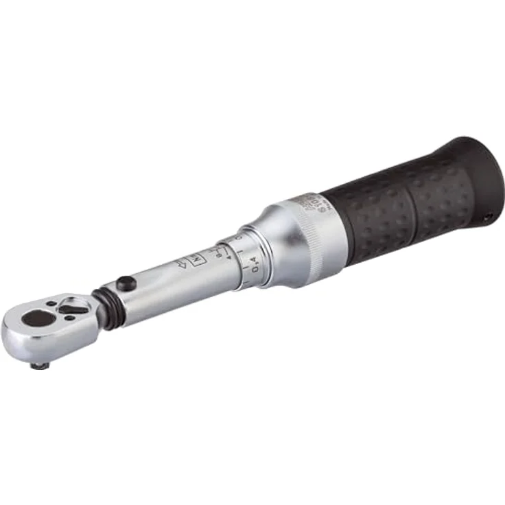 HAZET Drehmoment-Schlüssel (6,3 mm (1-4 Zoll) Vierkantantrieb, 2-10 Nm, feine Skaleneinteilung, ± 2% Genauigkeit in Betätigungsrichtung) 6108-1CT – Bild 2