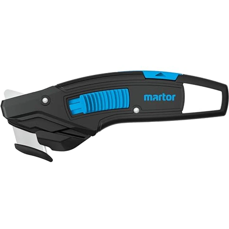 MARTOR SECUMAX 370, Sicherheitsmesser mit verdeckter Klinge, Schnitttiefe bis 9 mm, Griff aus 98% recyceltem Kunststoff – Bild 1