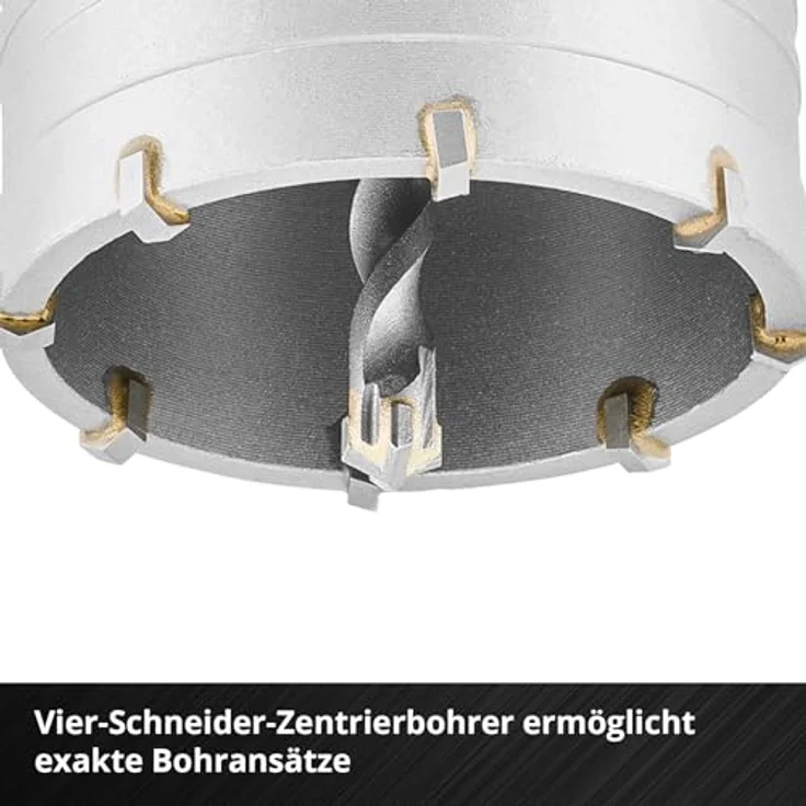 Einhell HM-Bohrkrone 176068, Ø 68 mm mit Hartmetallzähnen und SDS-Plus-Schaft für Beton und Mauerwerk – Bild 5