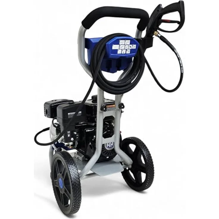 ANNOVI REVERBERI Benzin Hochdruckreiniger Dampfstrahler, max. 200 bar, 6,5 PS Motor, 196 CCM, 5 Düsen, Fördermenge 11 L/min – Bild 5
