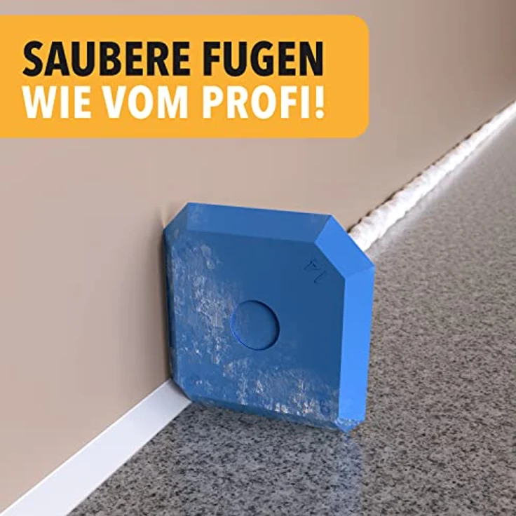STONE REEF Silikon Abzieher Fugen 5in1 SET - Silikon Fugenglätter für perfekte elastische Fugen in trockenen und feuchten Bereichen - inkl. Aufbewahrungsbox - 5er Set für über 23 verschiedene Fugen-Formen - Silber. – Bild 3