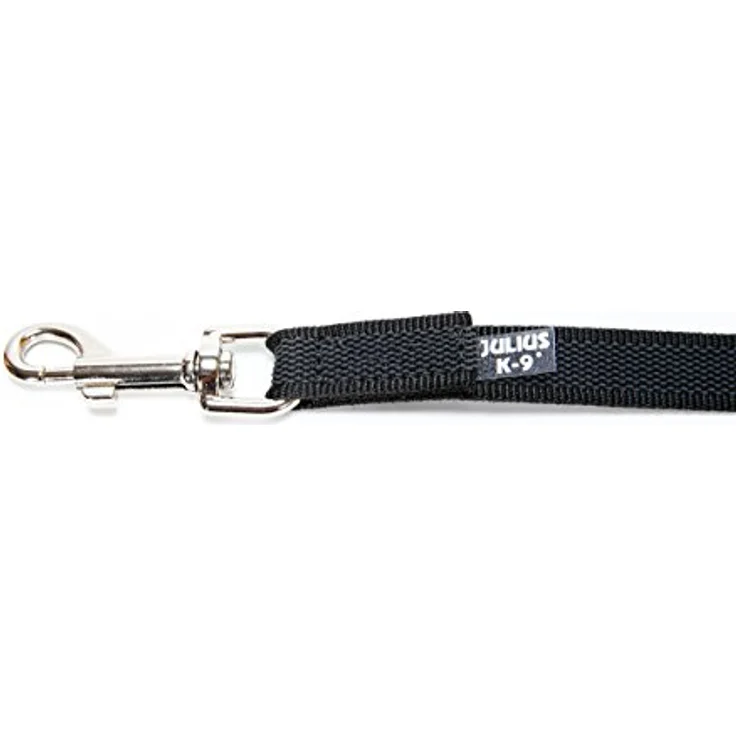IDC Color & Gray gumierte Leine, 20 mm x 1 m mit Schlaufe, Schwarz-Grau – Bild 4