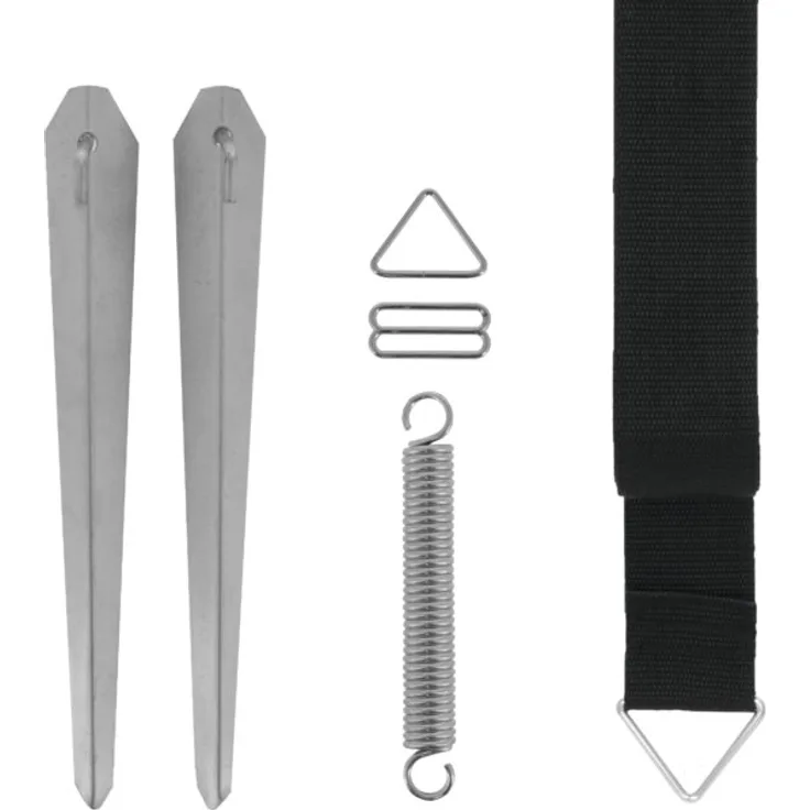 Travellife Sturmabspang für Thule Markisen, 2x 3 Meter, Schwarz, leicht und robust