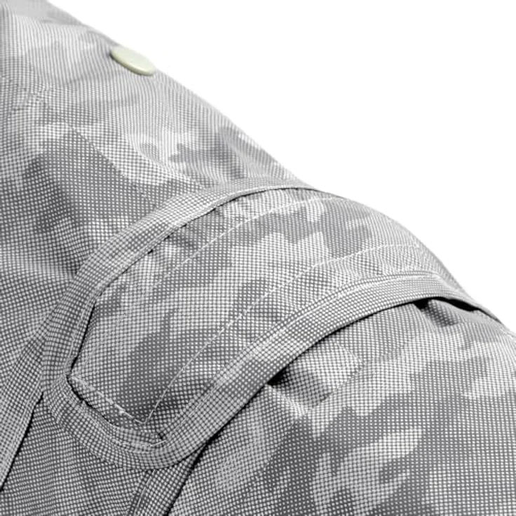 Hunter Tierbedarf Hunderegenmantel Hunde-Regenmantel Huka to go silber, reflektierendes Material, Camouflage-Design – Bild 4