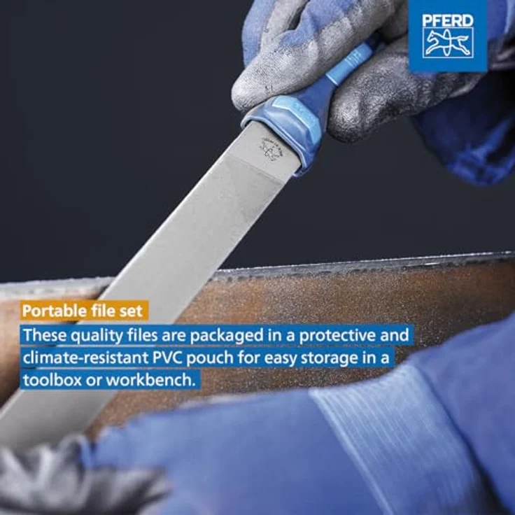 Pferd 11800542 Werkstattfeile 250mm H 2, Kreuzhieb H2, Länge – Bild 3