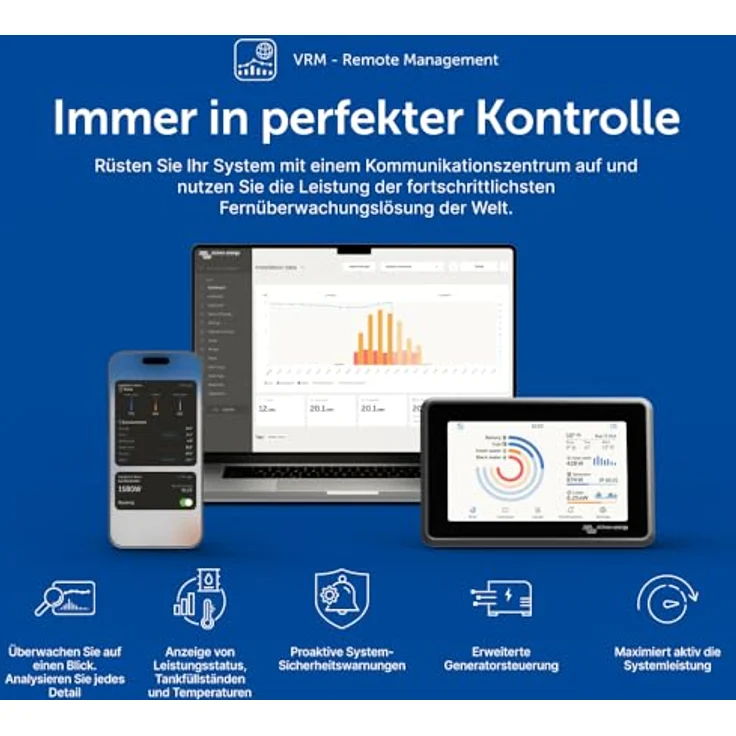 Victron Energy SmartSolar Laderegler MPPT 12 V, 24 V, 48 V, 60A, effizienter Solar-Laderegler mit Bluetooth und umfassendem Schutz – Bild 9