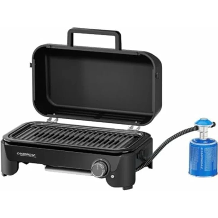 Campingaz Tour & Grill CV Plus Gasgrill | Tragbarer Tisch- oder Standgrill | 2400 W Leistung, Blau – Bild 4