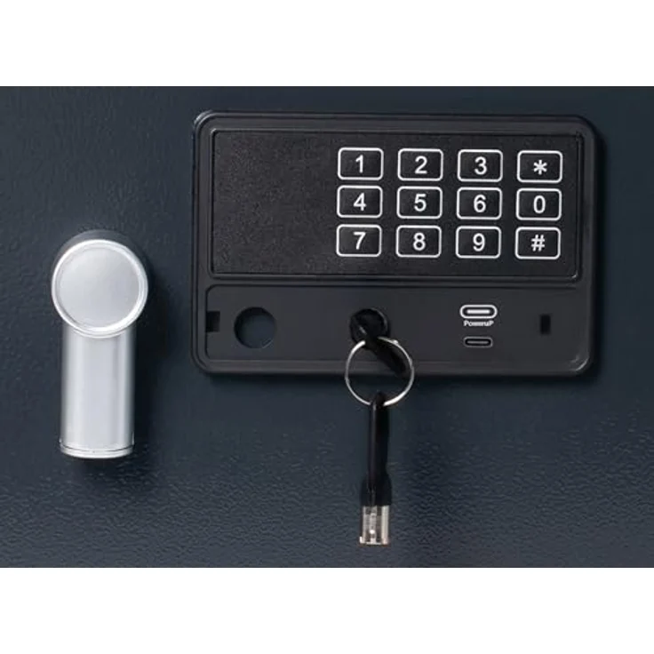 Pavo 8040391 Wand/Tisch Tresor 31x20x20 cm-Safe mit elektronischem Zahlenschloß – Bild 3