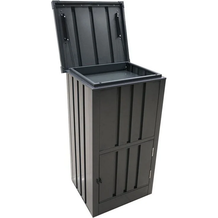 Floraworld Paketbox, wetterfeste Aufbewahrung für Pakete bis 43 x 42 x 30 cm, stabile Stahlblechausführung