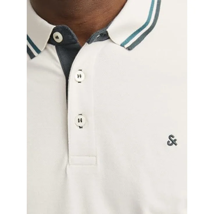 Jack & Jones Poloshirt JJEPAULOS POLO SS NOOS, Stickerei, schmal geschnitten, Baumwolle – Bild 6