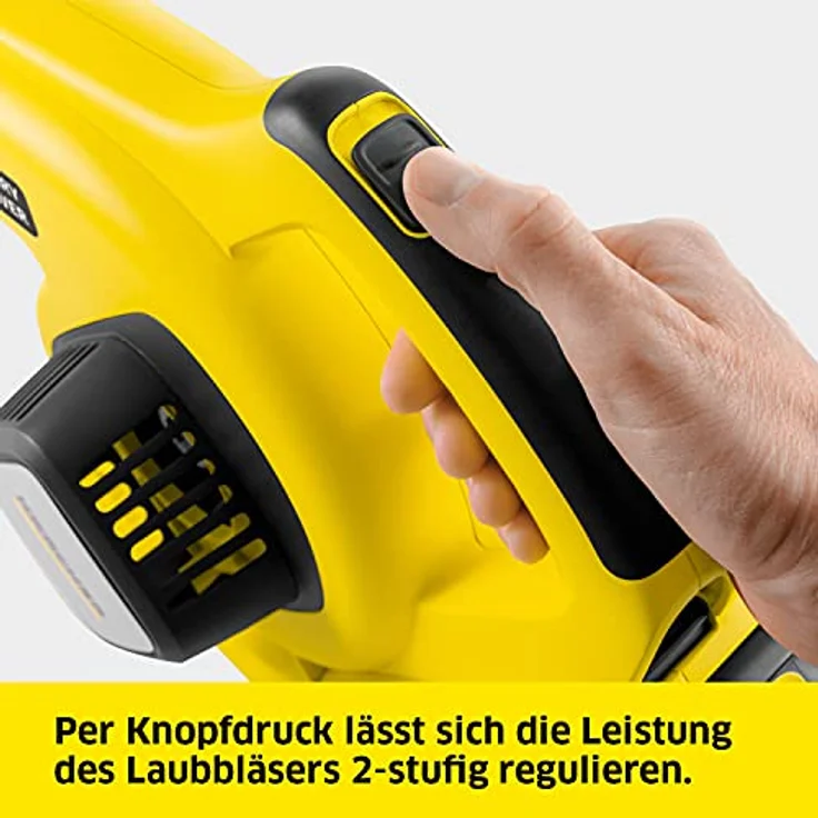 Kärcher Akku-Laubbläser LBL 4 Battery (Luftgeschwindigkeit: 250 km-h, Blasrohr, Flachdüse inkl. Kratzkante, ohne Akku, ohne Ladegerät) – Bild 3