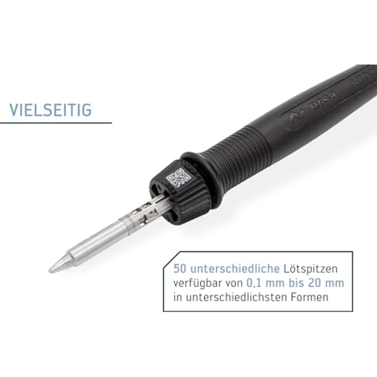 ERSA i-CON PICO MK2 Lötstation 80 Watt 150-450°C digitale Lötstation mit federleichtem und ergonomischem i-TOOL PICO MK2 Lötkolben mit TIP`N TURN Wechsel + 1,6 mm Lötspitze mit Auto-Standby – Bild 5