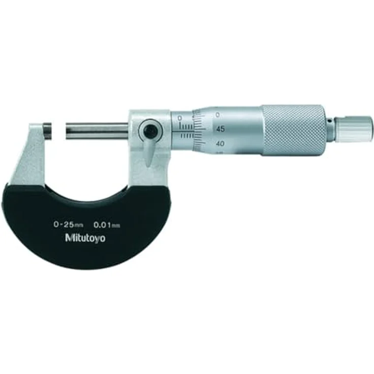 MITUTOYO Bügelmessschraube Werkszertifikat DIN 863-1 Messbereich 0-25 mm – Bild 2