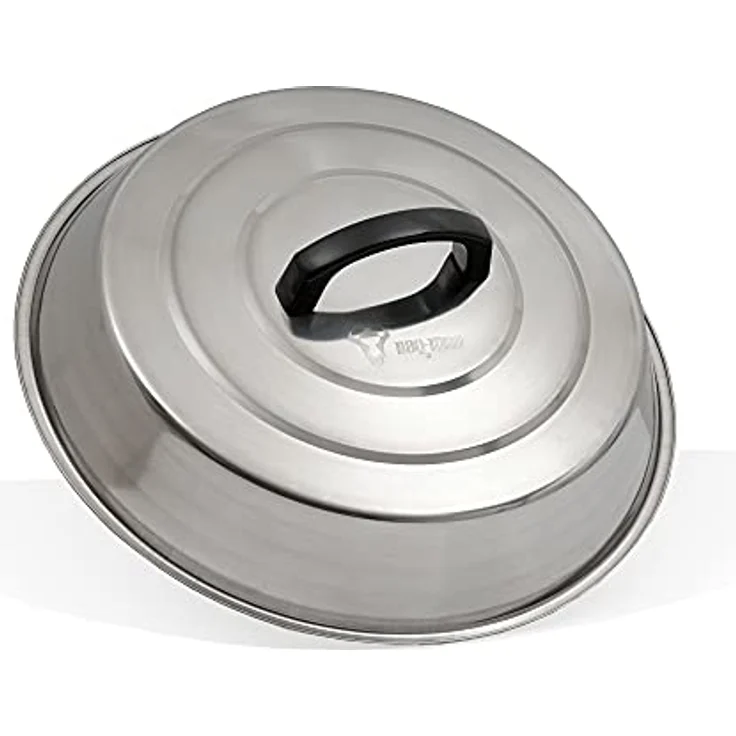 BBQ-Toro 9-teiliges Edelstahl Grill Plancha Zubehör Set | mit Wärmeglocke, Pfannenwender, Spachtel, Grillzange, Spritzflaschen und Eiformen | Teppanyaki Grill Werkzeug – Bild 4