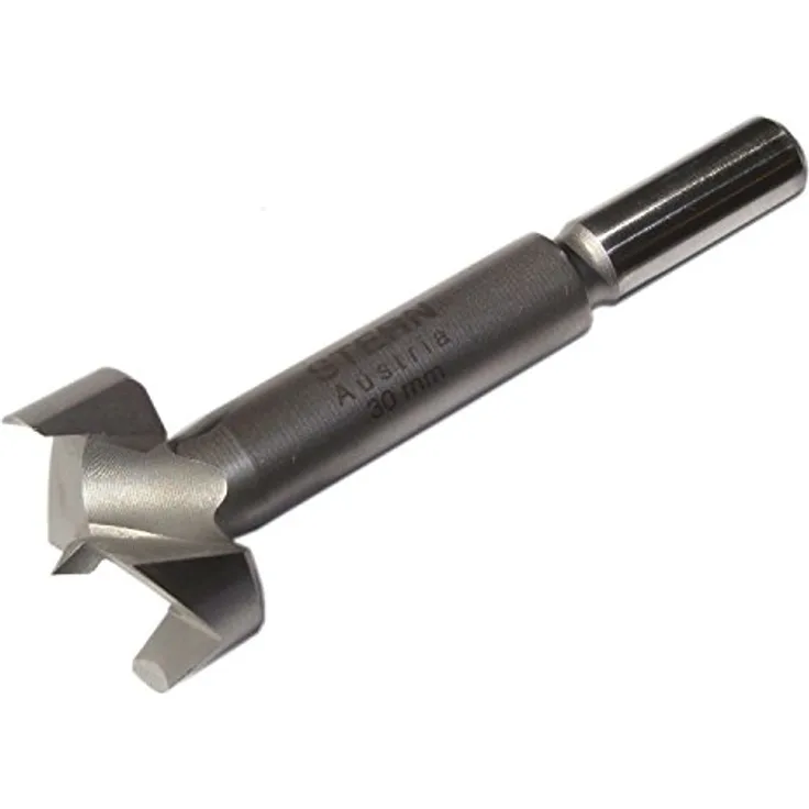 STERN Kunstbohrer SP 90 mm, Metallbohrer mit Zentrierspitze und zylindrischem Schaft, 12 mm Bohrergrößem, für Hart- und Weichholz