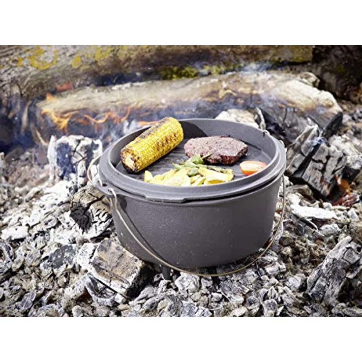 Echtwerk Gusseisen Dutch Oven 8 Liter Feuertopf – Bild 7