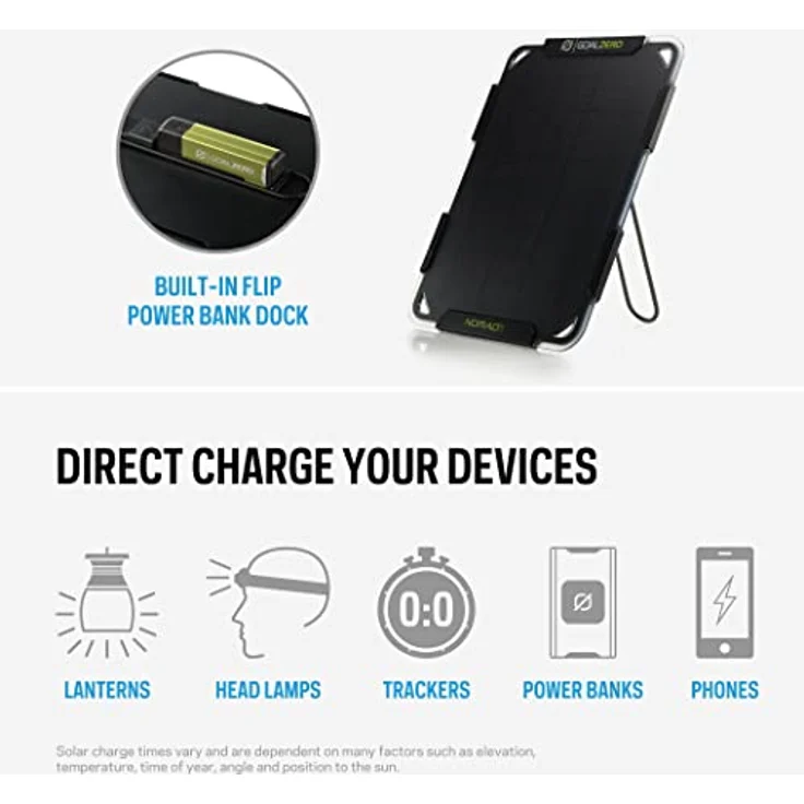 Goal Zero Nomad 5, 5 Watt Solarpanel mit USB-Ausgang, leicht und robust für Outdoor-Anwendungen, 0.36 kg – Bild 7