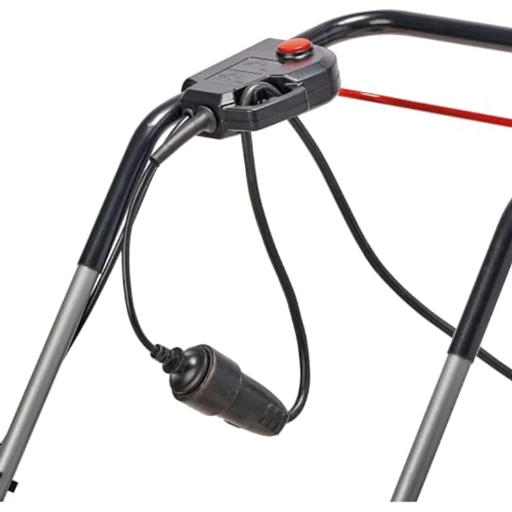 Einhell Elektrorasenmäher GC-EM 1600/37, 37 cm Schnittbreite, 1600 W, Kunststoffgehäuse, ergonomischer Führungsholm, 5-stufige Schnitthöhenverstellung, Grasfangsack 38 Liter, schwarz – Bild 7