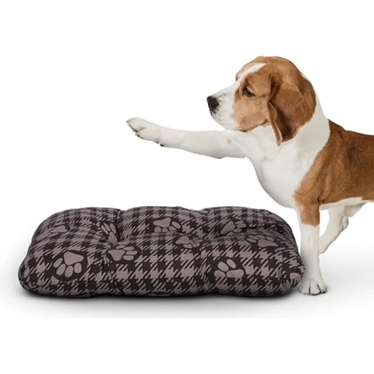Bestlivings Hundekissen 40x60x15cm (LxBxH) - Braun - Hundekorb gepolstert in vielen Größen M-XXL, kleine bis große Hunde, Hundebett – Bild 1
