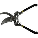 Gartenschere aus Karbonstahl Gartenwerkzeug Rosenschere Blumenschere 20cm Schwarz, Rebschere, Blumenschere
