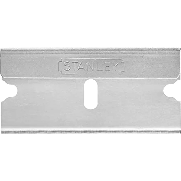 Stanley Ersatzklingen 0-28-510 (für Stanley Glasschaber 0-28-500, leicht austauschbar, zum Entfernen von Farbresten, Plakatresten auf Glas, Türen, Fenster, Fliese, 100 Stück) – Bild 2