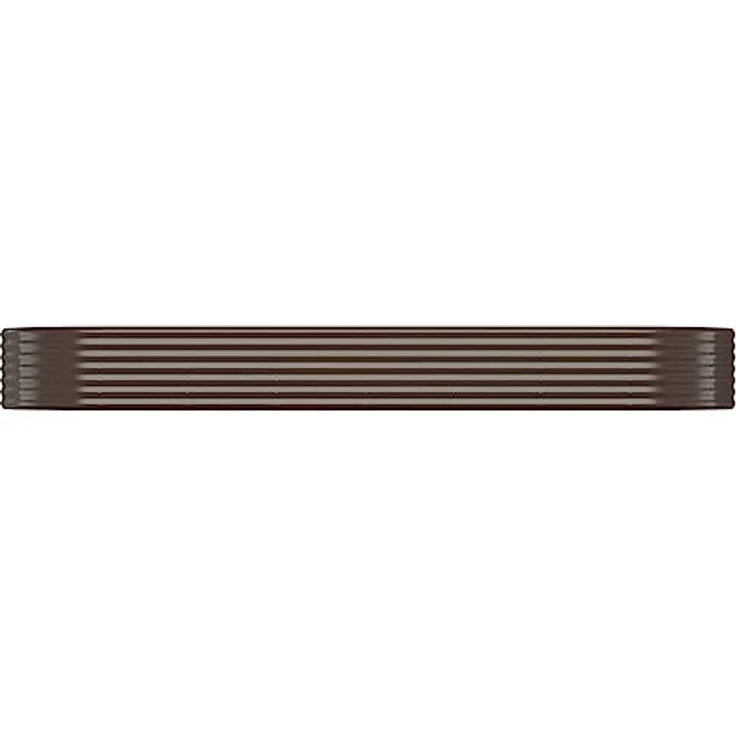 vidaXL Hochbeet Hochbeet Pulverbeschichteter Stahl 322x100x36 cm Braun (1 St) – Bild 5