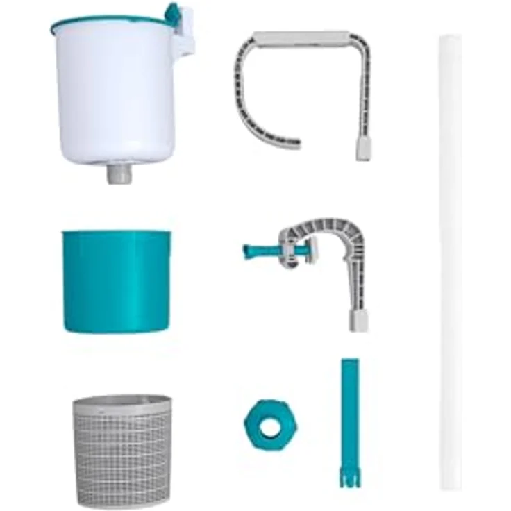 Bestway Flowclear Poolskimmer Starter-Kit mit 500 g PolySphere Filterbällen, Einhängeskimmer für Filteranlagen ab 2.006 l/h zur automatischen Oberflächenreinigung – Bild 2