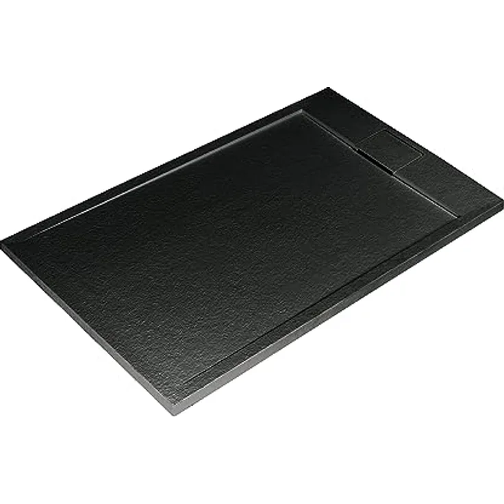Ideal Standard, Duschwanne, Ultra Flat S i.life Rechteck-Brausewanne, 1200x900x30mm, T5221, Mineralguss, Carraraweiß, Gelcoat, bodenebener Einbau, Ideal Grip