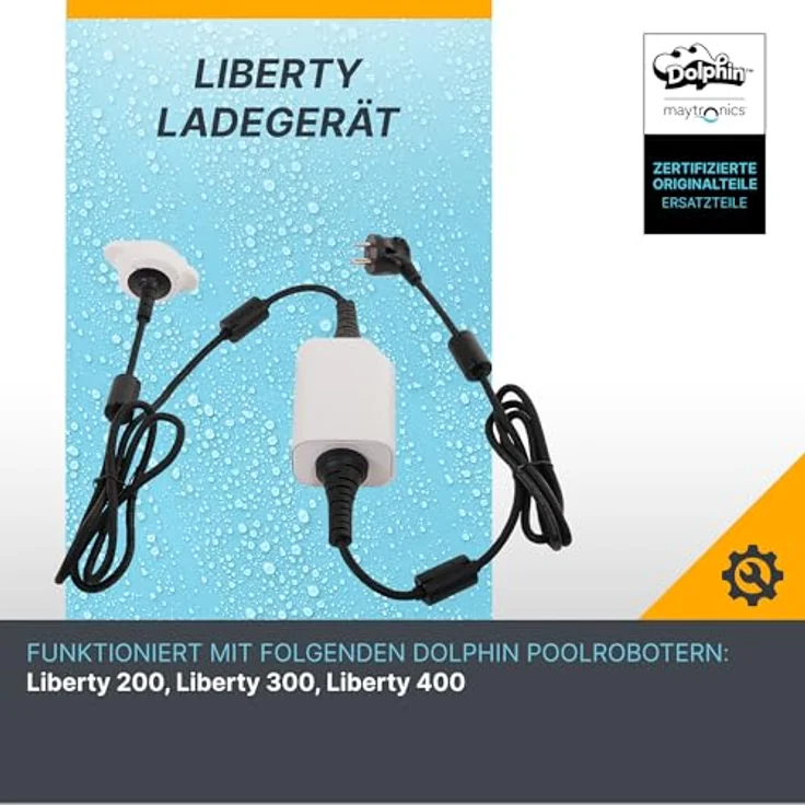 Dolphin Ersatzladegerät für LIBERTY Poolroboter, kompatibel mit LIBERTY 200 und 300, EU-Standard – Bild 2