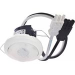 Theben 2010310 Präsenzmelder, Korridormelder mit PIR-Technologie, 30 x 5 m Erfassungsbereich, weiß