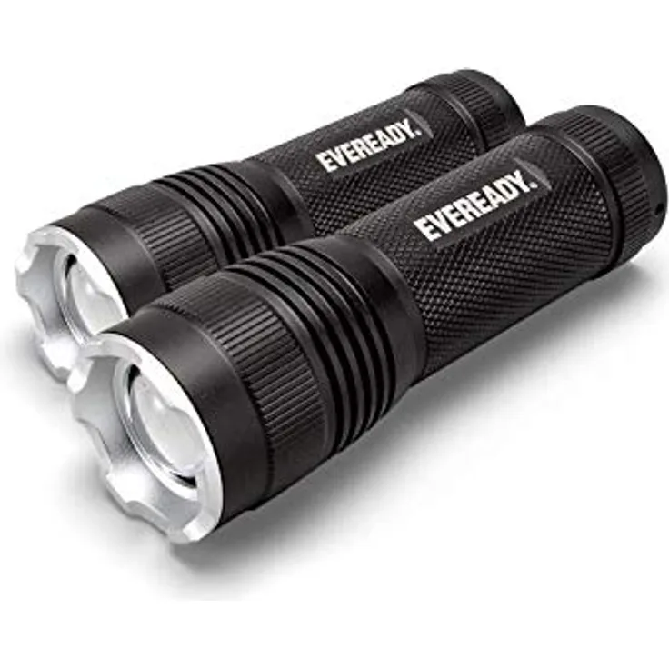 Eveready LED Taschenlampe, Extrem Hell für Camping, Outdoor und Geschenk, 2 Stück