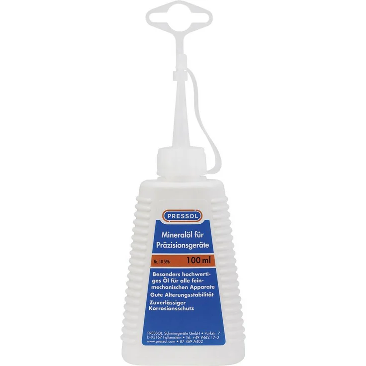 Pressol 10596 Mineralöl, 100ml für Präzisionsgeräte, hochreines Schmiermittel
