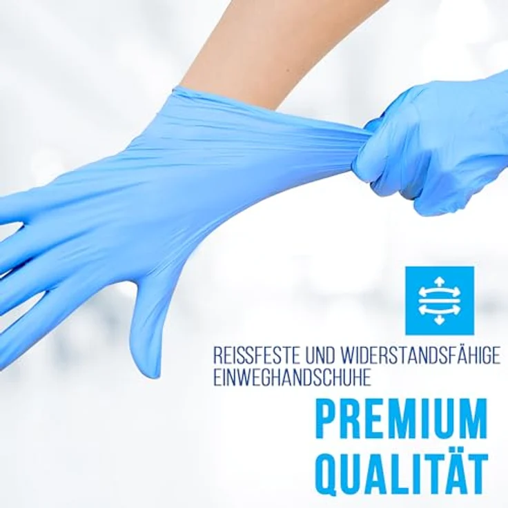 IEA Medical Nitrilhandschuhe blau – Bild 4